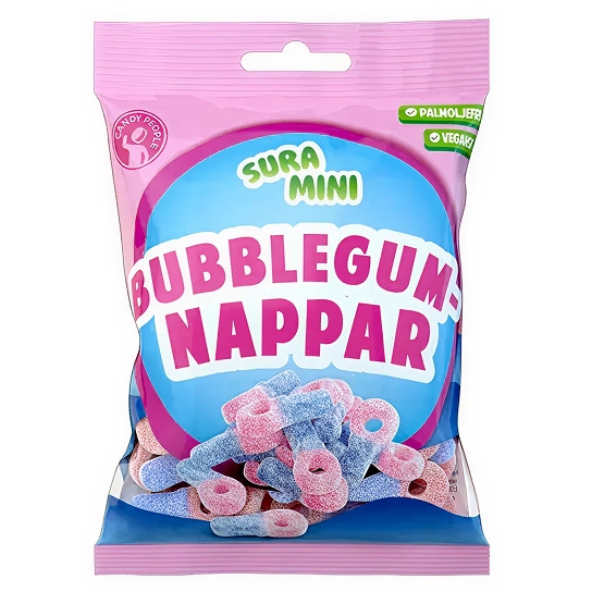 Mini Sour Bubblegum Pacifier- 90 g