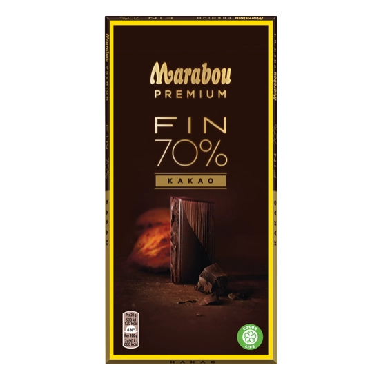 Marabou Dark Chocolate Premium Cocoa 70% 100g