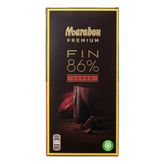 Marabou Dark Chocolate Premium Cocoa 86% 100g