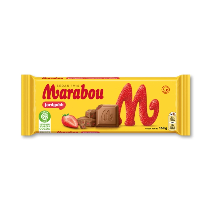Marabou Strawberry- 160 g