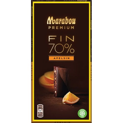 Marabou Dark Chocolate Premium Fine Orange